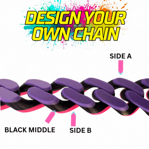 Design your own chain (BLACK MIDDLE)