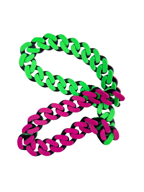 Rave Chain (NEON GREEN / NEON MAGENTA)