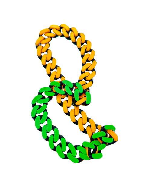 Rave Chain (NEON GREEN / NEON ORANGE)